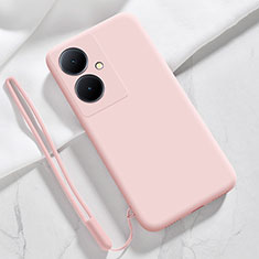 Ultra-thin Silicone Gel Soft Case 360 Degrees Cover YK1 for Vivo V29 Lite 5G Pink