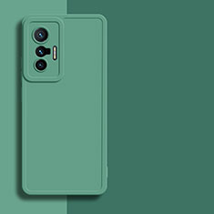 Ultra-thin Silicone Gel Soft Case 360 Degrees Cover YK1 for Vivo X70 5G Green