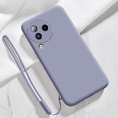 Ultra-thin Silicone Gel Soft Case 360 Degrees Cover YK1 for Xiaomi Civi 3 5G Lavender Gray