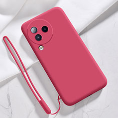 Ultra-thin Silicone Gel Soft Case 360 Degrees Cover YK1 for Xiaomi Civi 3 5G Red