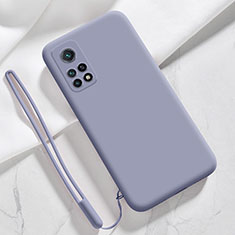 Ultra-thin Silicone Gel Soft Case 360 Degrees Cover YK1 for Xiaomi Mi 10T 5G Lavender Gray
