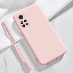 Ultra-thin Silicone Gel Soft Case 360 Degrees Cover YK1 for Xiaomi Mi 10T 5G Rose Gold
