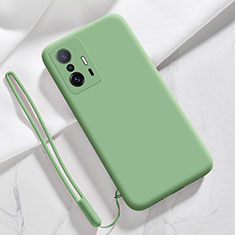 Ultra-thin Silicone Gel Soft Case 360 Degrees Cover YK1 for Xiaomi Mi 11T 5G Green