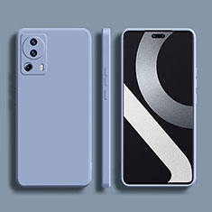 Ultra-thin Silicone Gel Soft Case 360 Degrees Cover YK1 for Xiaomi Mi 12 Lite NE 5G Lavender Gray