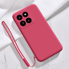 Ultra-thin Silicone Gel Soft Case 360 Degrees Cover YK1 for Xiaomi Mi 14 Pro 5G Red