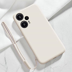 Ultra-thin Silicone Gel Soft Case 360 Degrees Cover YK1 for Xiaomi Poco F5 5G White