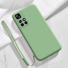 Ultra-thin Silicone Gel Soft Case 360 Degrees Cover YK1 for Xiaomi Redmi 10 (2022) Green