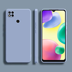 Ultra-thin Silicone Gel Soft Case 360 Degrees Cover YK1 for Xiaomi Redmi 9C Lavender Gray