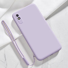 Ultra-thin Silicone Gel Soft Case 360 Degrees Cover YK1 for Xiaomi Redmi 9i Clove Purple