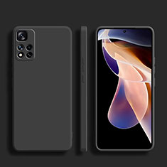 Ultra-thin Silicone Gel Soft Case 360 Degrees Cover YK1 for Xiaomi Redmi Note 11 Pro+ Plus 5G Black