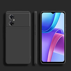 Ultra-thin Silicone Gel Soft Case 360 Degrees Cover YK1 for Xiaomi Redmi Note 11R 5G Black