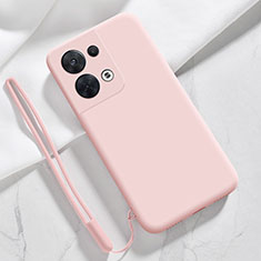 Ultra-thin Silicone Gel Soft Case 360 Degrees Cover YK1 for Xiaomi Redmi Note 13 5G Pink