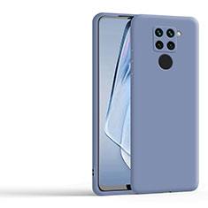 Ultra-thin Silicone Gel Soft Case 360 Degrees Cover YK1 for Xiaomi Redmi Note 9 Lavender Gray