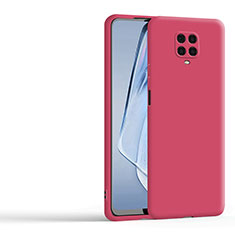 Ultra-thin Silicone Gel Soft Case 360 Degrees Cover YK1 for Xiaomi Redmi Note 9 Pro Max Red