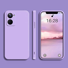 Ultra-thin Silicone Gel Soft Case 360 Degrees Cover YK2 for Realme 10 4G Clove Purple