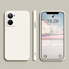 Ultra-thin Silicone Gel Soft Case 360 Degrees Cover YK2 for Realme 10 Pro 5G White