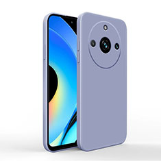 Ultra-thin Silicone Gel Soft Case 360 Degrees Cover YK2 for Realme 11 Pro 5G Lavender Gray