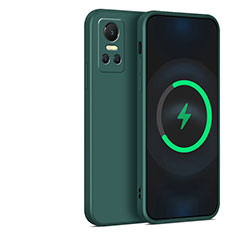 Ultra-thin Silicone Gel Soft Case 360 Degrees Cover YK2 for Realme GT Neo3 5G Midnight Green