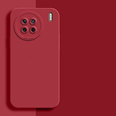 Ultra-thin Silicone Gel Soft Case 360 Degrees Cover YK2 for Vivo X90 5G Red