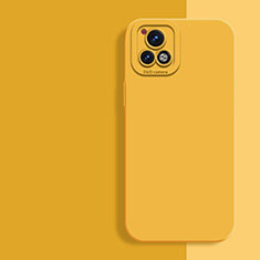 Ultra-thin Silicone Gel Soft Case 360 Degrees Cover YK2 for Vivo Y72 India Yellow