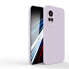 Ultra-thin Silicone Gel Soft Case 360 Degrees Cover YK2 for Xiaomi Civi 5G Clove Purple