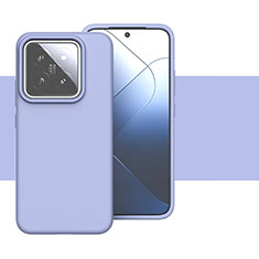 Ultra-thin Silicone Gel Soft Case 360 Degrees Cover YK2 for Xiaomi Mi 14 5G Clove Purple