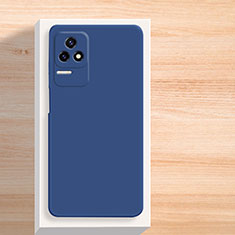 Ultra-thin Silicone Gel Soft Case 360 Degrees Cover YK2 for Xiaomi Poco F4 5G Blue
