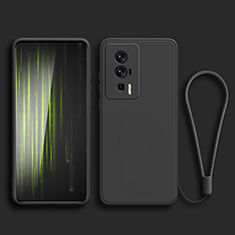 Ultra-thin Silicone Gel Soft Case 360 Degrees Cover YK2 for Xiaomi Poco F5 Pro 5G Black