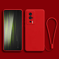 Ultra-thin Silicone Gel Soft Case 360 Degrees Cover YK2 for Xiaomi Poco F5 Pro 5G Red