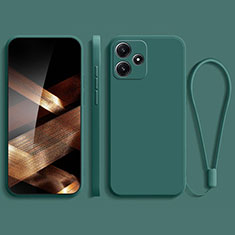 Ultra-thin Silicone Gel Soft Case 360 Degrees Cover YK2 for Xiaomi Poco M6 Pro 5G Green