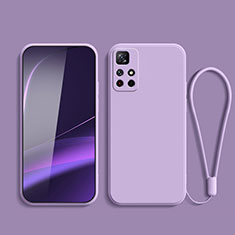Ultra-thin Silicone Gel Soft Case 360 Degrees Cover YK2 for Xiaomi Redmi Note 11S 5G Purple