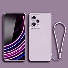 Ultra-thin Silicone Gel Soft Case 360 Degrees Cover YK2 for Xiaomi Redmi Note 12 5G Clove Purple