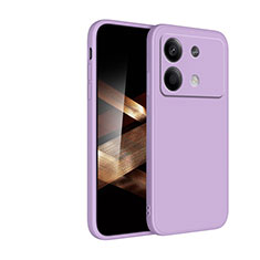 Ultra-thin Silicone Gel Soft Case 360 Degrees Cover YK2 for Xiaomi Redmi Note 13R Pro 5G Purple