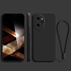 Ultra-thin Silicone Gel Soft Case 360 Degrees Cover YK3 for Huawei Honor 100 Pro 5G Black