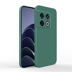 Ultra-thin Silicone Gel Soft Case 360 Degrees Cover YK3 for OnePlus 10 Pro 5G Midnight Green