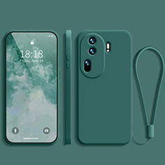 Ultra-thin Silicone Gel Soft Case 360 Degrees Cover YK3 for Oppo Reno11 Pro 5G Green
