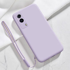 Ultra-thin Silicone Gel Soft Case 360 Degrees Cover YK3 for Vivo V21e 5G Clove Purple