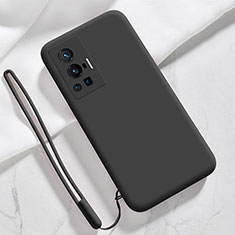 Ultra-thin Silicone Gel Soft Case 360 Degrees Cover YK3 for Vivo X70 Pro 5G Black