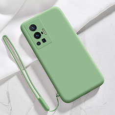 Ultra-thin Silicone Gel Soft Case 360 Degrees Cover YK3 for Vivo X70 Pro 5G Green