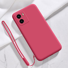 Ultra-thin Silicone Gel Soft Case 360 Degrees Cover YK3 for Vivo Y01 Red