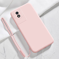 Ultra-thin Silicone Gel Soft Case 360 Degrees Cover YK3 for Vivo Y11 (2023) Pink