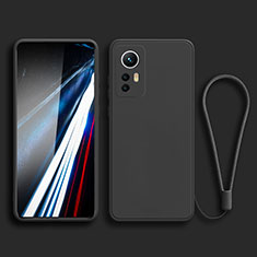 Ultra-thin Silicone Gel Soft Case 360 Degrees Cover YK3 for Xiaomi Mi 12T Pro 5G Black