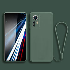 Ultra-thin Silicone Gel Soft Case 360 Degrees Cover YK3 for Xiaomi Mi 12T Pro 5G Green