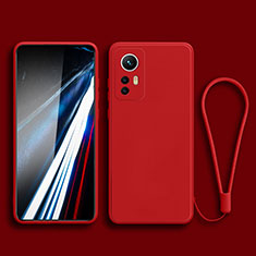 Ultra-thin Silicone Gel Soft Case 360 Degrees Cover YK3 for Xiaomi Mi 12T Pro 5G Red