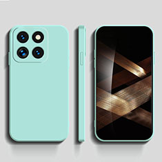 Ultra-thin Silicone Gel Soft Case 360 Degrees Cover YK3 for Xiaomi Mi 14 5G Cyan