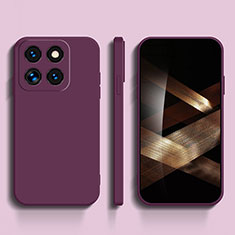 Ultra-thin Silicone Gel Soft Case 360 Degrees Cover YK3 for Xiaomi Mi 14 5G Purple