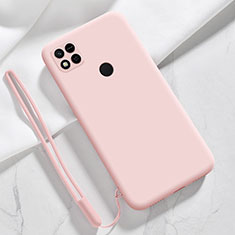 Ultra-thin Silicone Gel Soft Case 360 Degrees Cover YK3 for Xiaomi POCO C3 Rose Gold