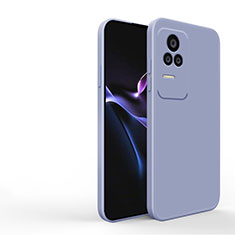 Ultra-thin Silicone Gel Soft Case 360 Degrees Cover YK3 for Xiaomi Poco F4 5G Lavender Gray