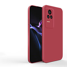 Ultra-thin Silicone Gel Soft Case 360 Degrees Cover YK3 for Xiaomi Poco F4 5G Red