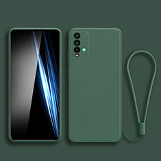 Ultra-thin Silicone Gel Soft Case 360 Degrees Cover YK3 for Xiaomi Redmi 9T 4G Midnight Green